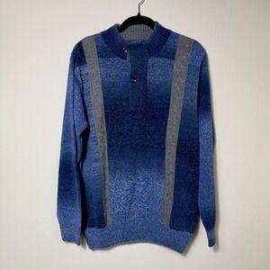 Vintage Y2K Monte Carlo men's medium‎ mock neck euro sweater size 40